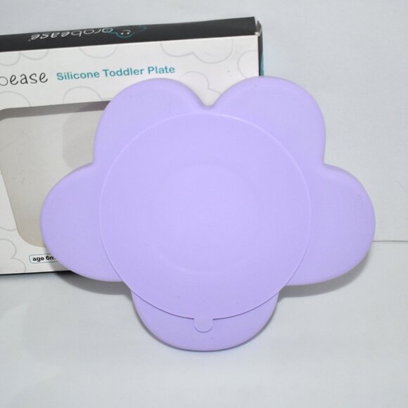 Grabease Silicone Suction Plate for Baby/Toddler, Set of 3 Self Feeding, 6 Secti - Picture 3 of 3